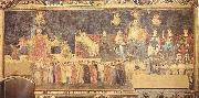 Ambrogio Lorenzetti Allegory of the Good Government Spain oil painting artist